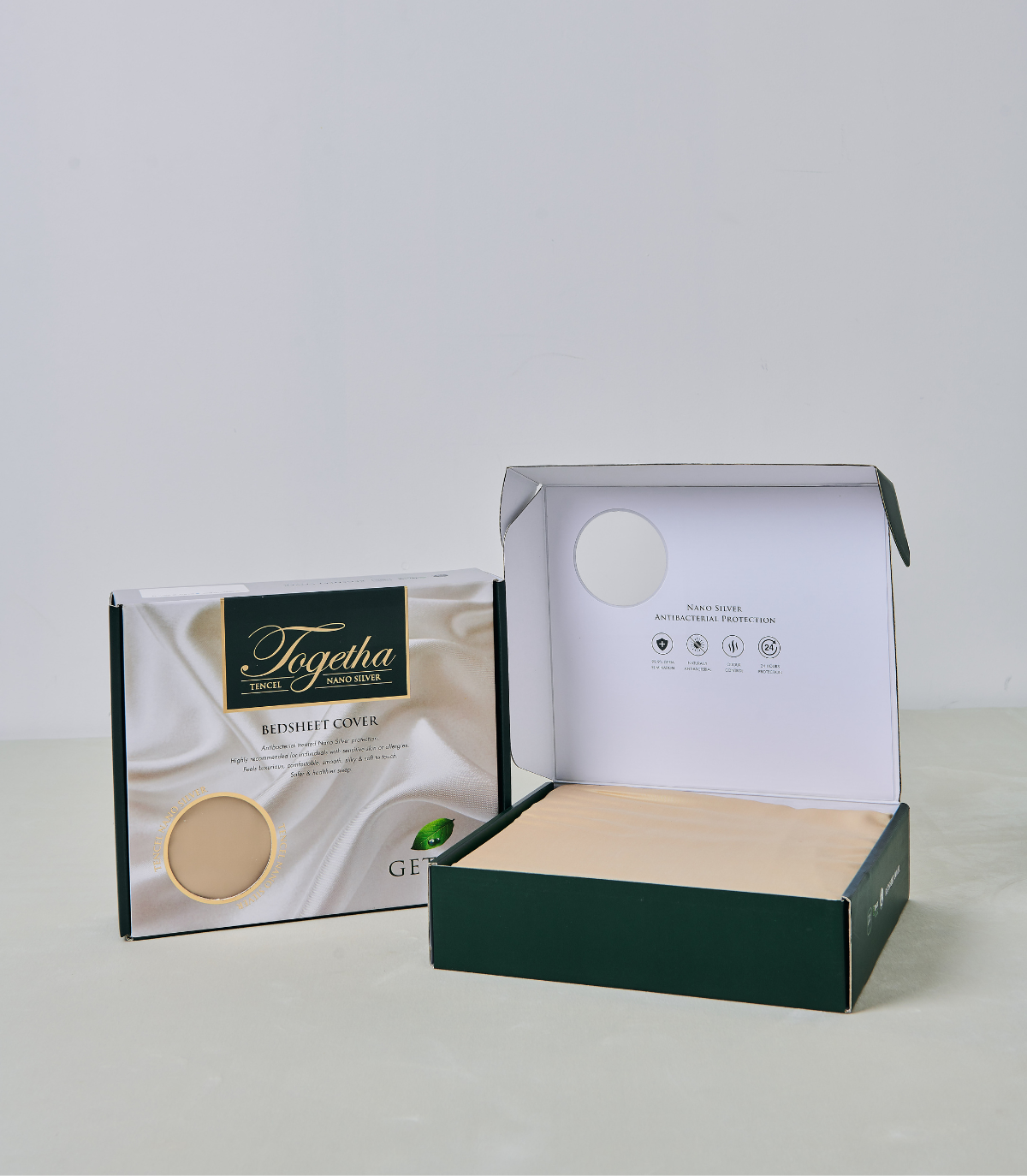 Getha Mattress Bedsheet - Tencel Nano Silver Fabric