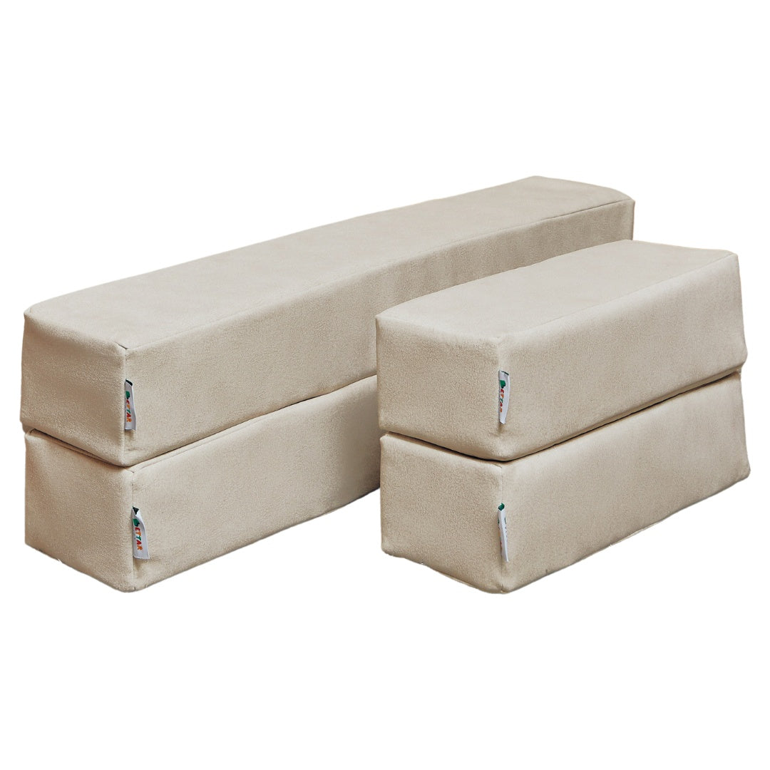 Bettar Play Long and Short Cushions - Coconut Beige
