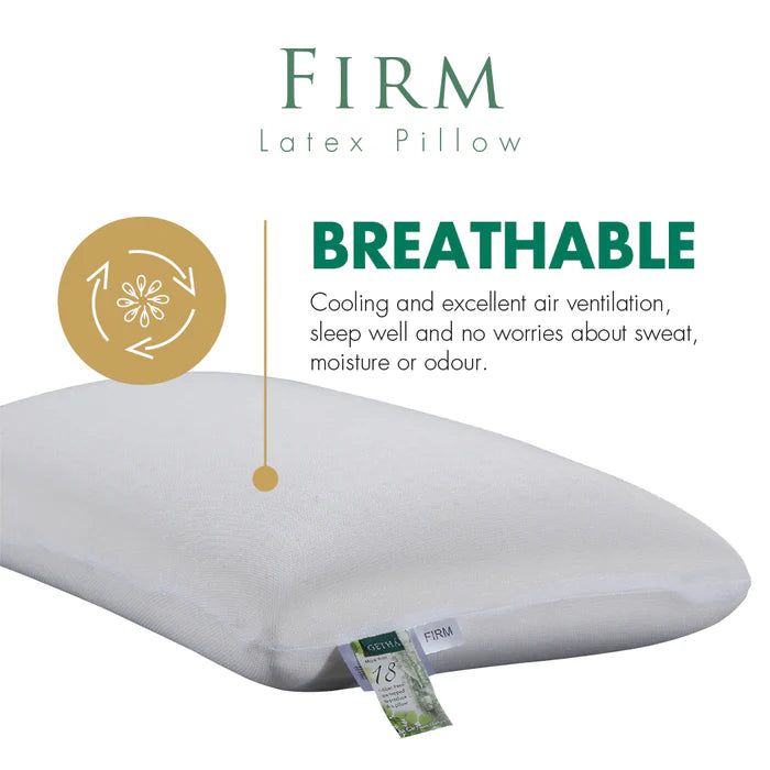 Getha Firm Latex Pillow (Cotton Fabric / Tencel Fabric)