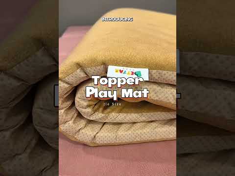 Play Mat Topper Bettar Play Comfort Mat | Newborn Play Mat & Single-Size Topper | Water ...